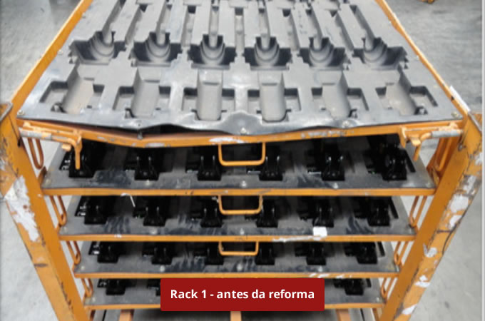 Confecção / reforma de racks metálicos