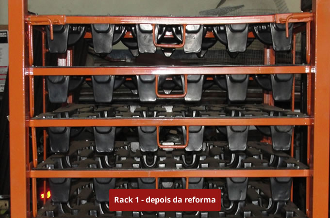 Confecção / reforma de racks metálicos
