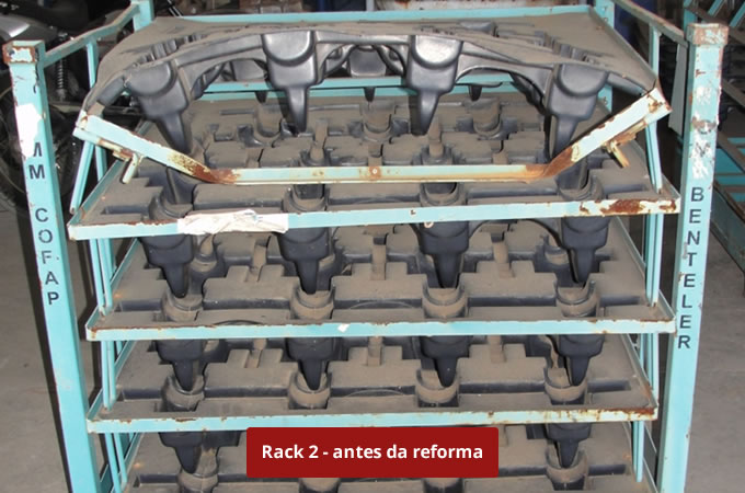 Confecção / reforma de racks metálicos
