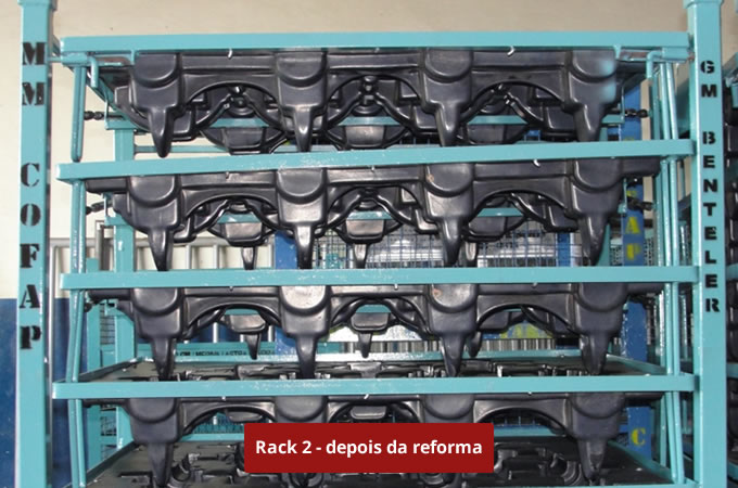 Confecção / reforma de racks metálicos