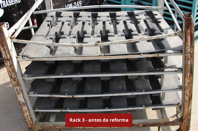 Confecção / reforma de racks metálicos