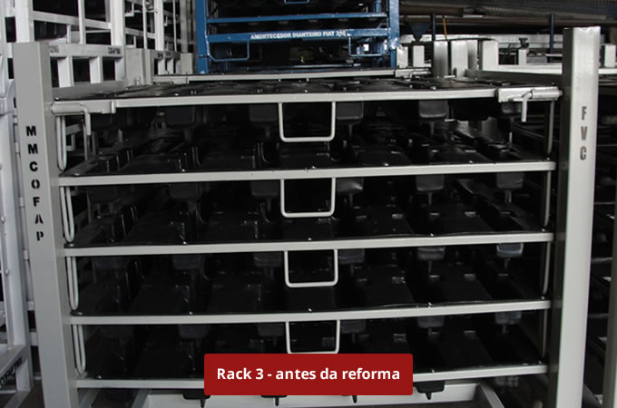 Confecção / reforma de racks metálicos